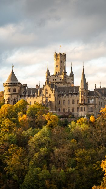 man made Marienburg Castle (Hanover) Phone Wallpaper