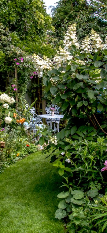  English Garden in Springtime