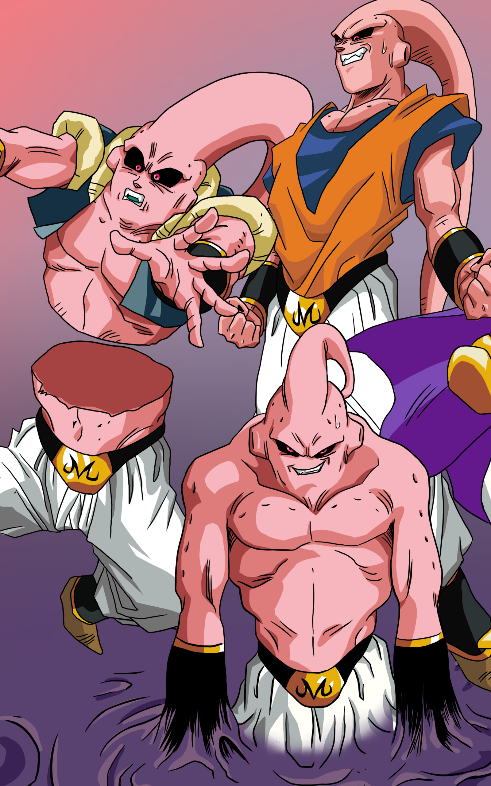 Mobile wallpaper: Anime, Dragon Ball Z, Dragon Ball, Majin Buu