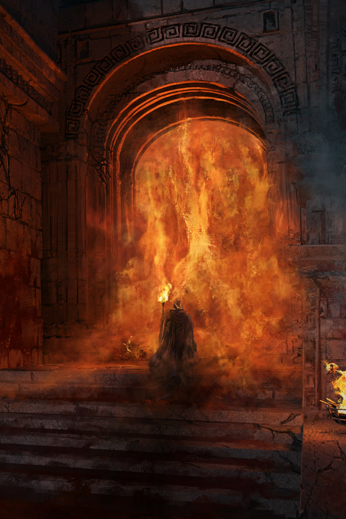 Diablo IV Phone Wallpaper by Andrea Francioli