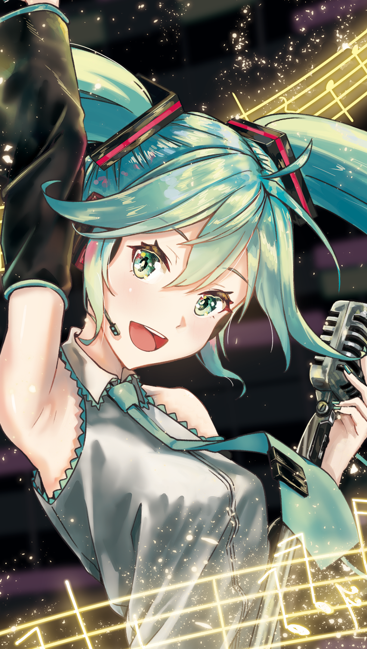 Download Hatsune Miku Anime Vocaloid Phone Wallpaper