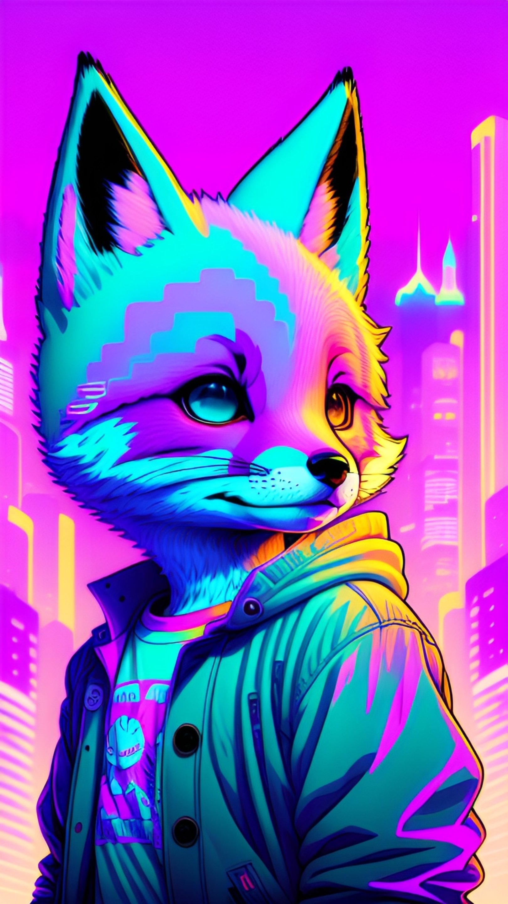 Anime fox by JORSART