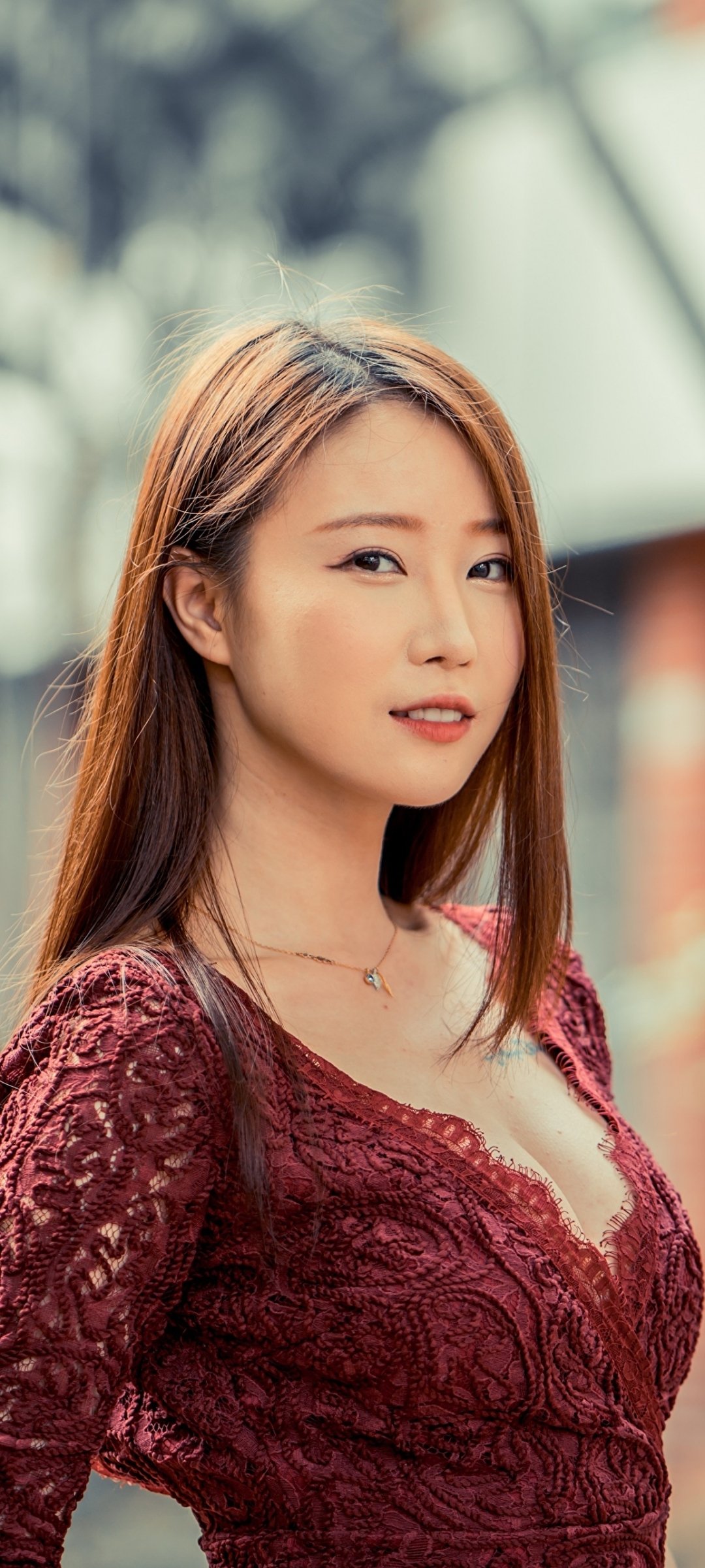 Download Woman Asian Phone Wallpaper