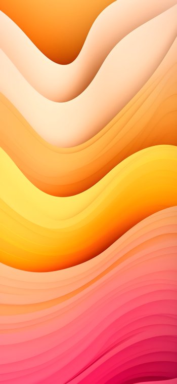 AI Art Abstract wave Phone Wallpaper