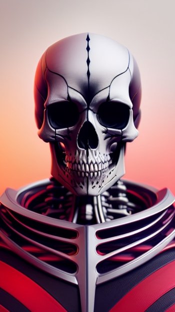  Skeleton red