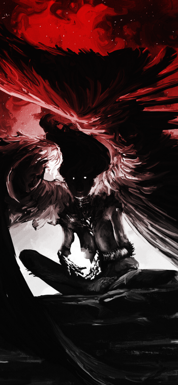 Red Angel by Dominik Mayer