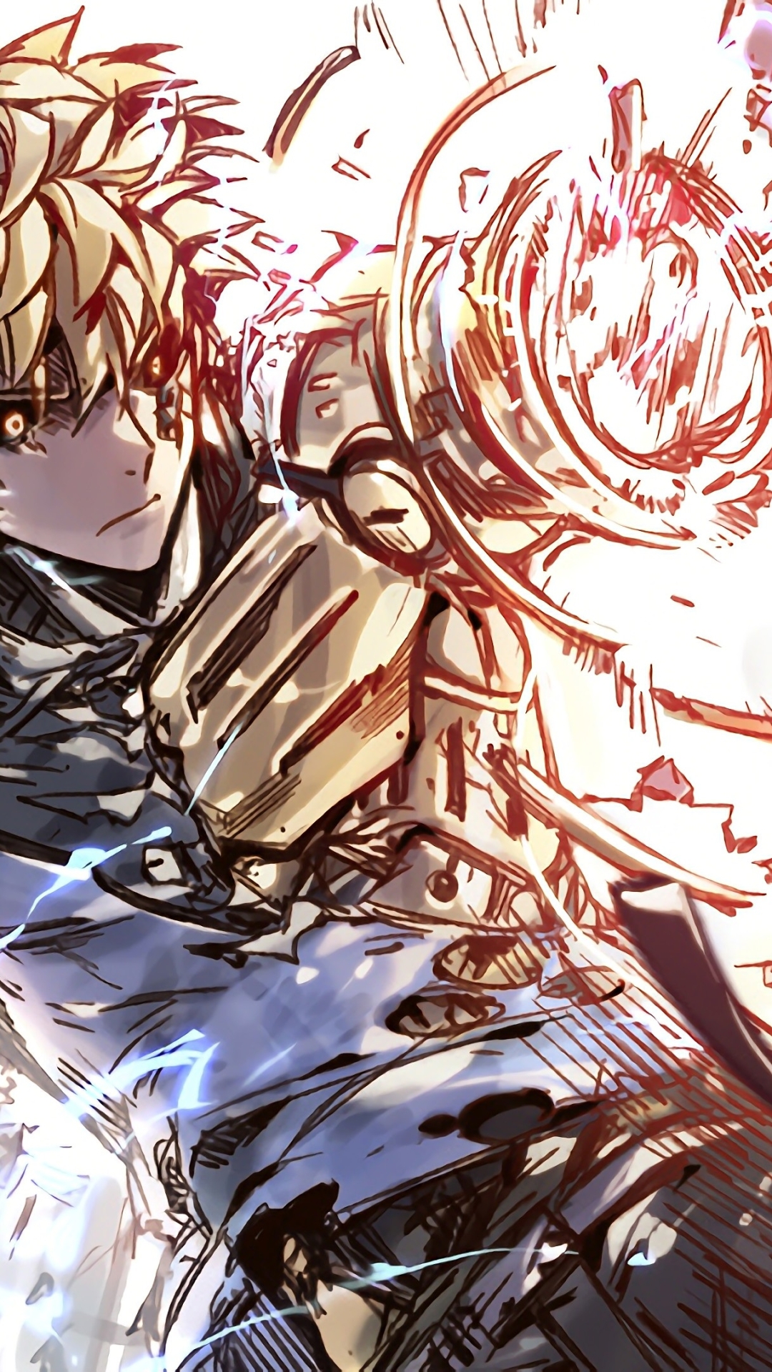 Wallpaper-genos-one-punch-man by oioiji on DeviantArt