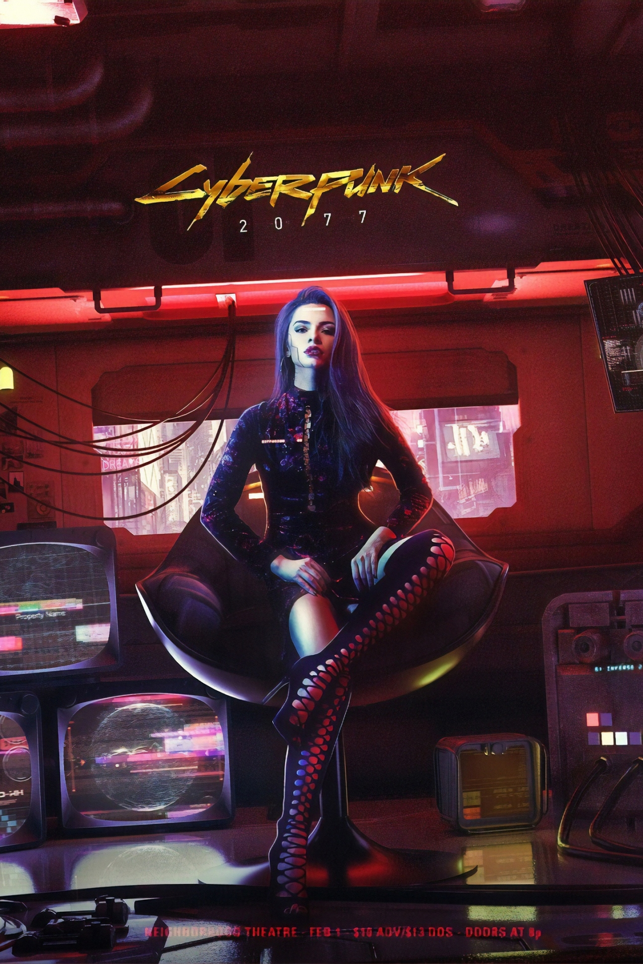 Cyberpunk 2077 Phone Wallpaper by JivoStudio - Mobile Abyss