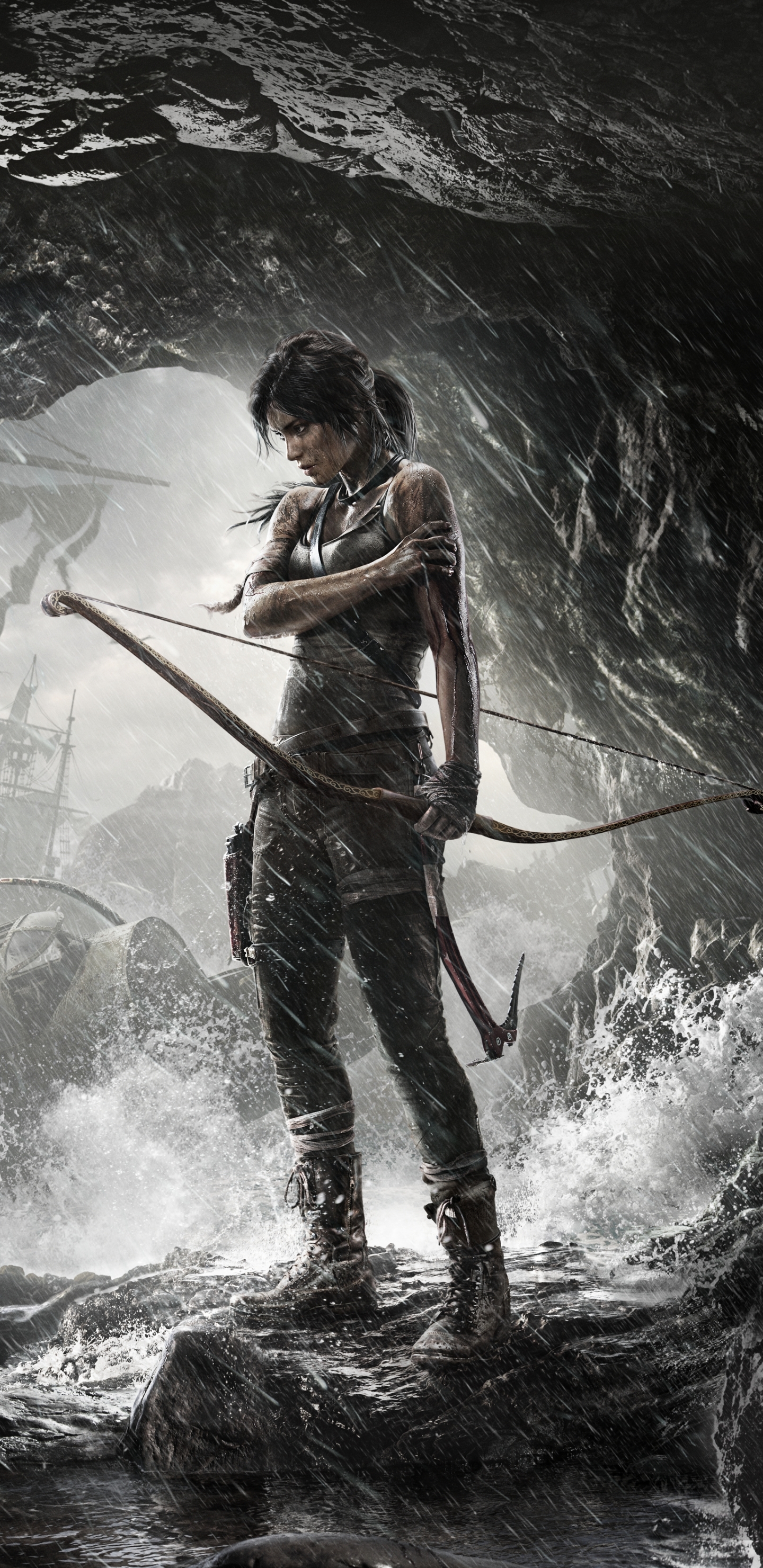 Lara Getting Devoured by The Nature Official Concept Art