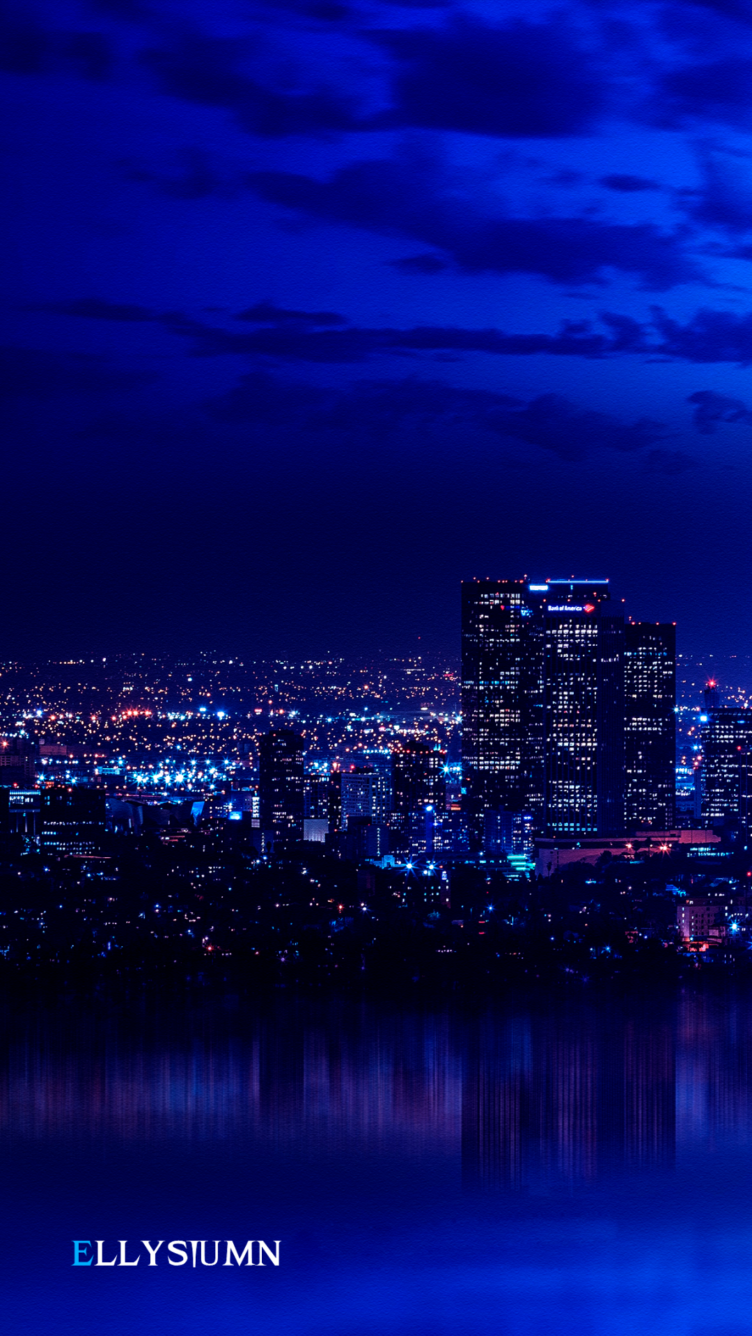 Aerial view of Los Angeles, California - Skyline by Gene Raz von Edler