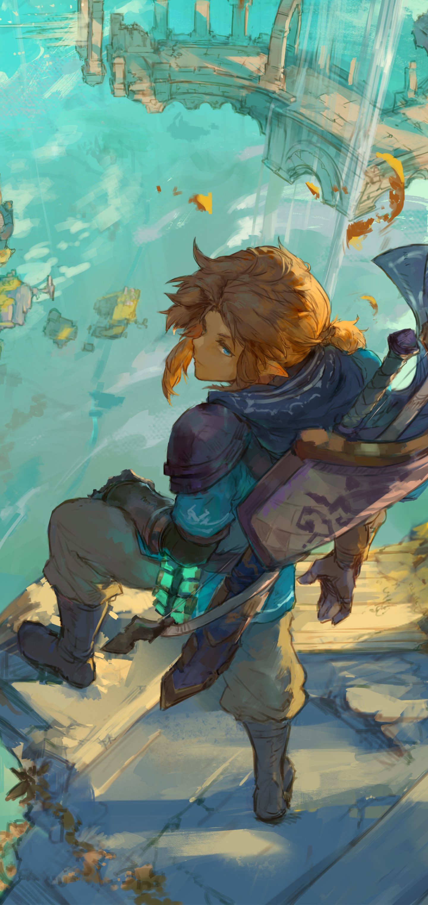 Download Video Game The Legend Of Zelda: Tears Of The Kingdom Phone Wallpaper