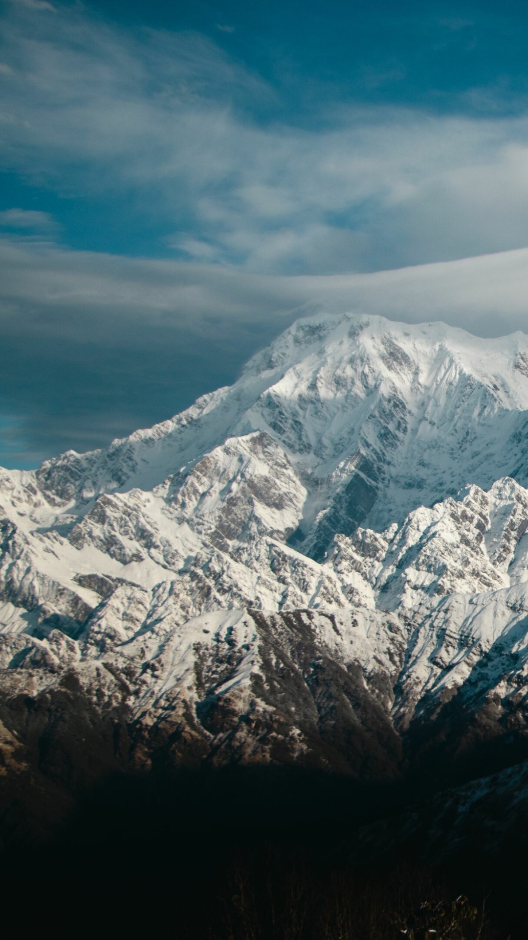 Machapuchare or Fishtail mountain, Nepal by ANJAN