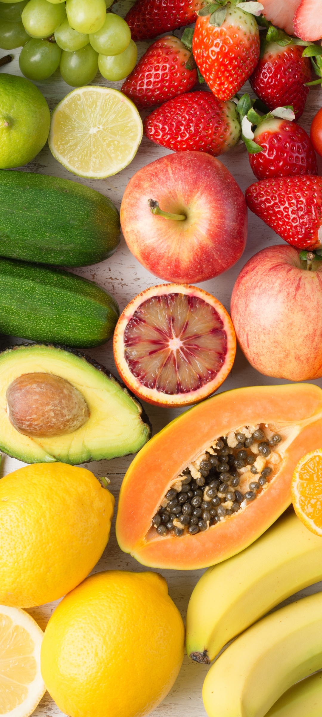 Fruits & Vegetables Phone Wallpaper