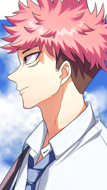 Anime Jujutsu Kaisen Yuji Itadori Phone Wallpaper