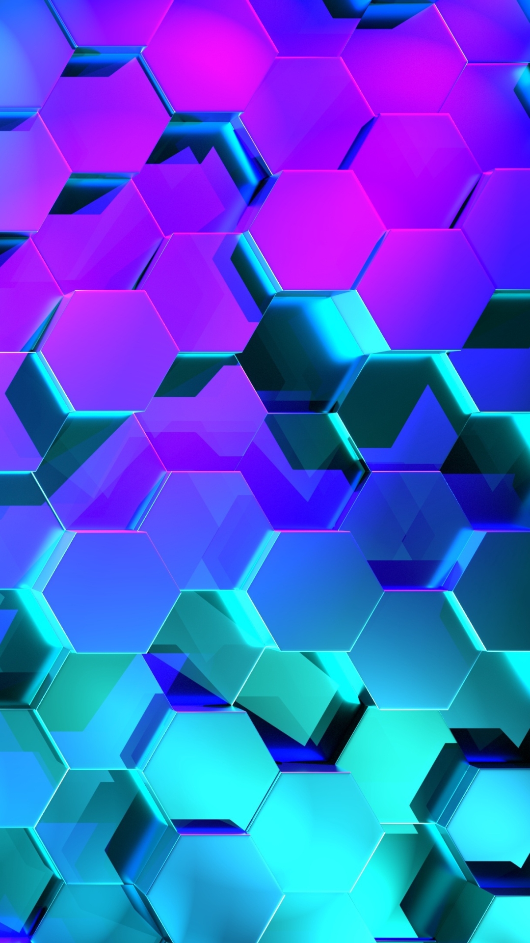 Hexagon Phone Wallpaper