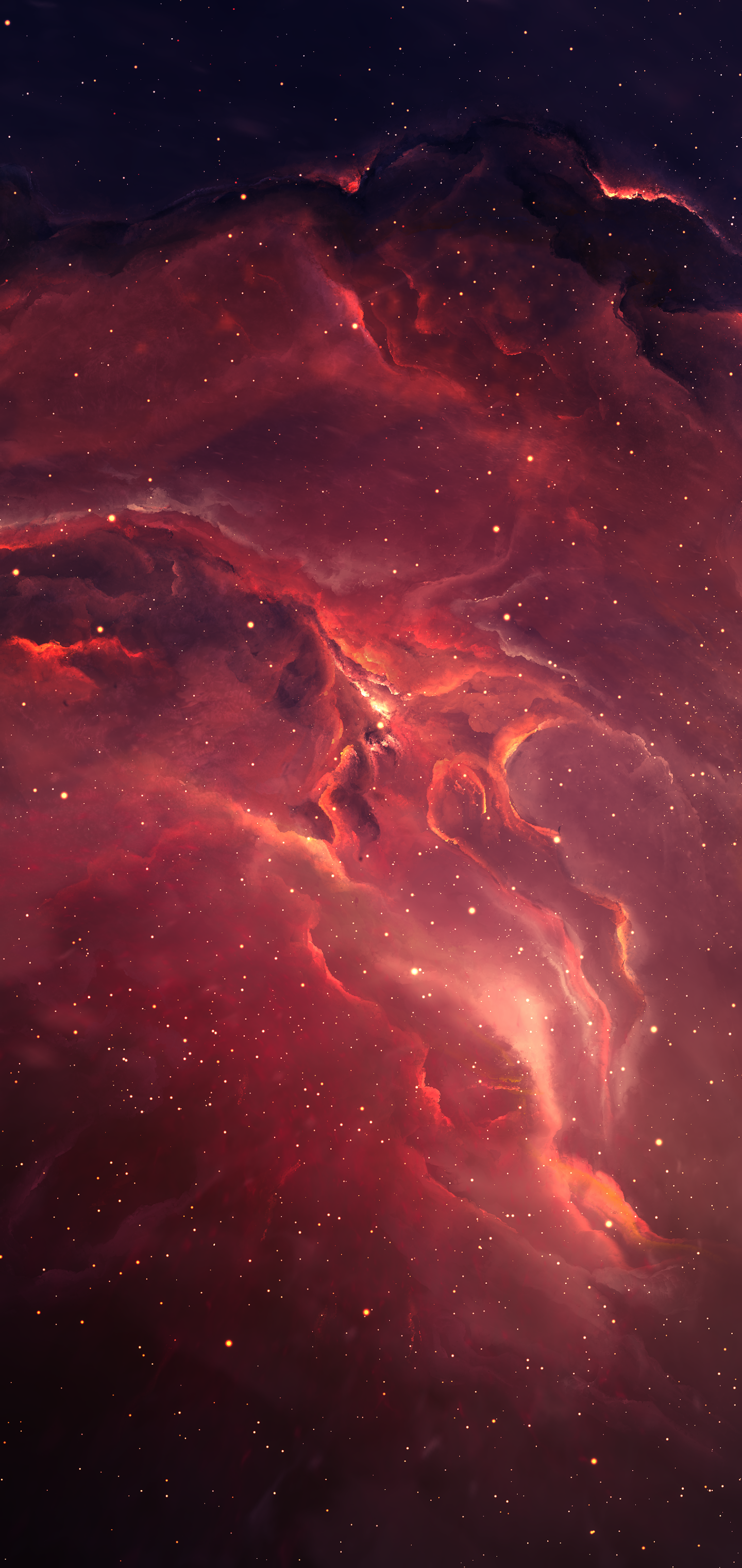 Space Nebula Phone Background Wallpaper