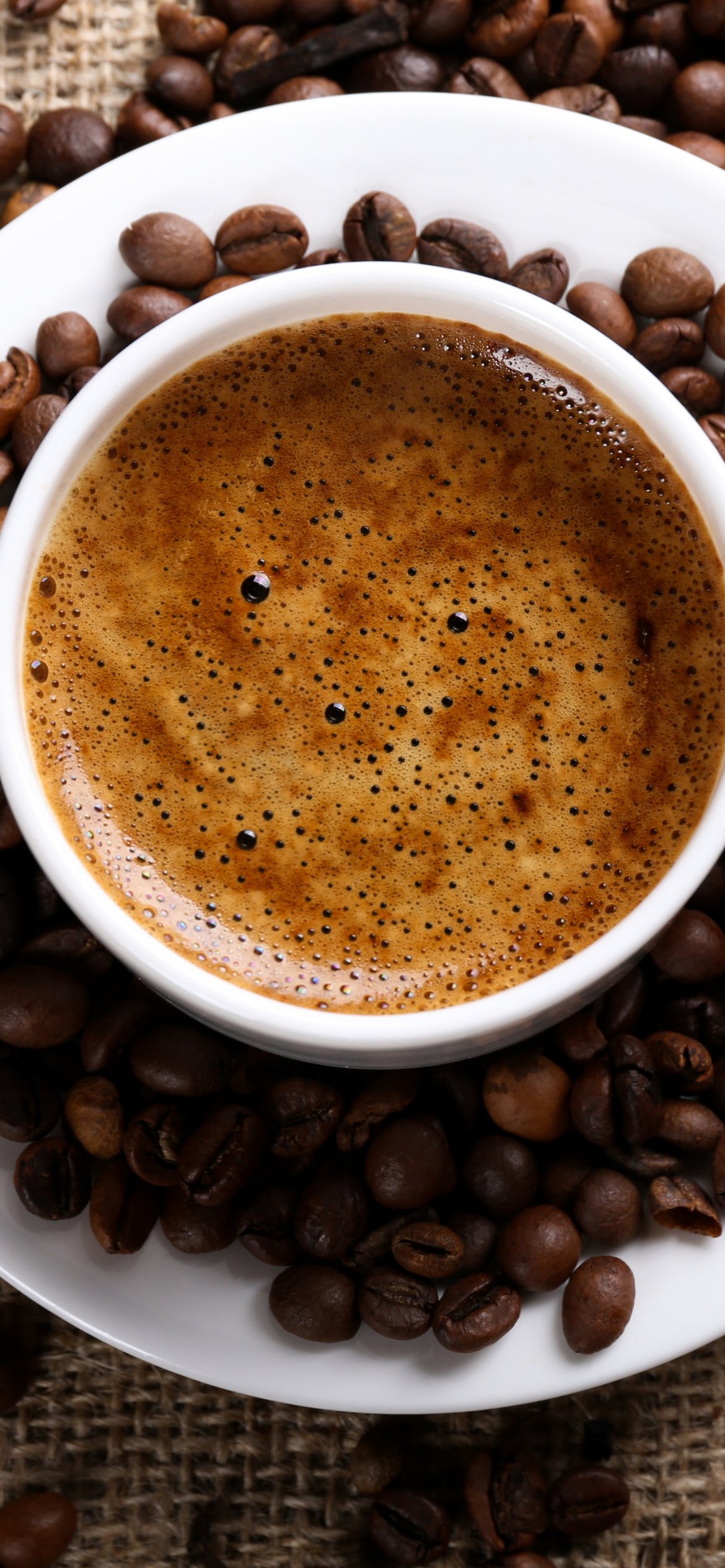 Download Food Coffee Phone Wallpaper
