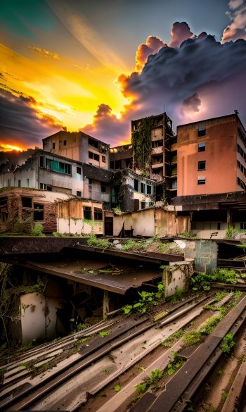  Ciudad destruida