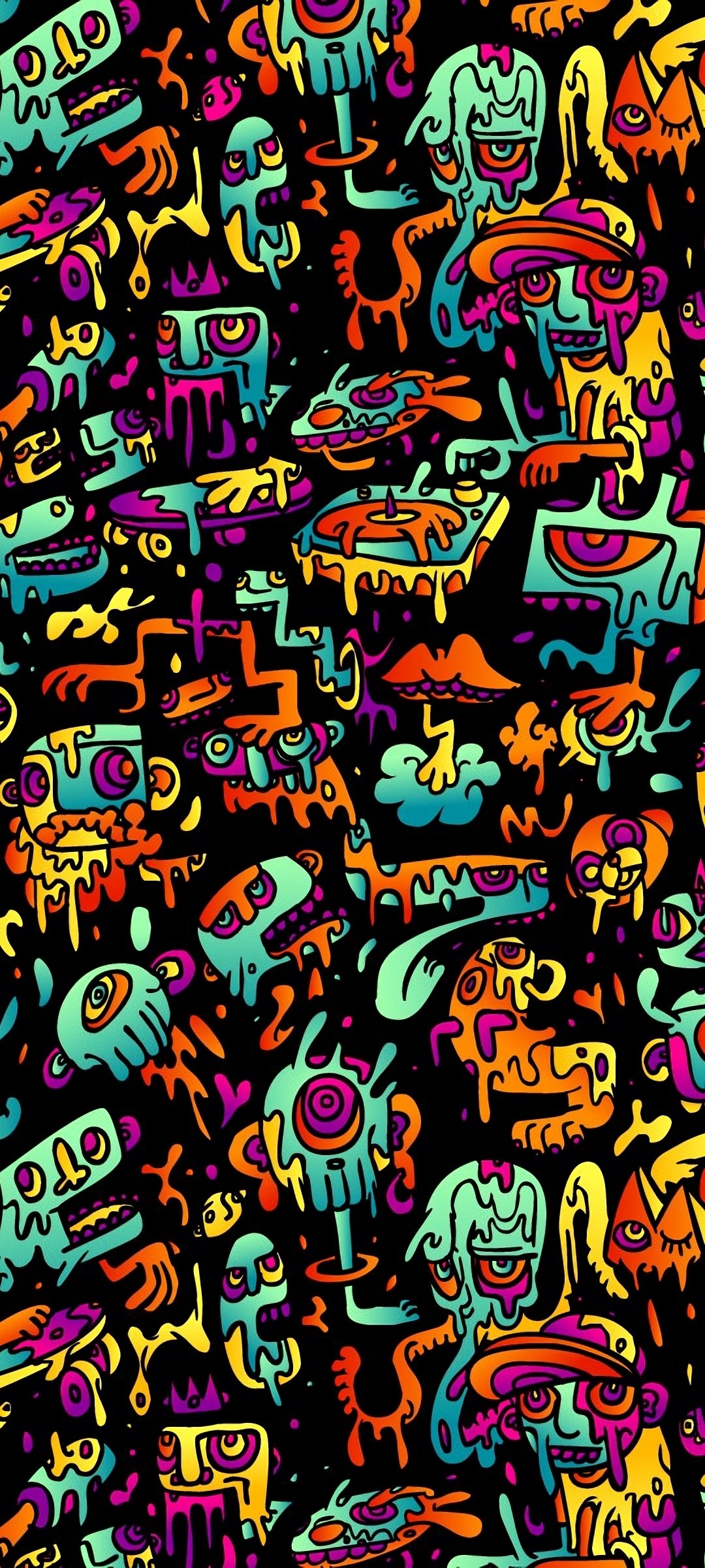 Download Artistic Psychedelic Phone Wallpaper
