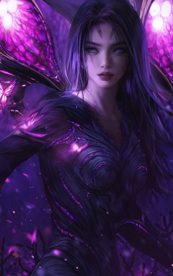 video game League Of Legends Kai'Sa (League of Legends) Phone Wallpaper