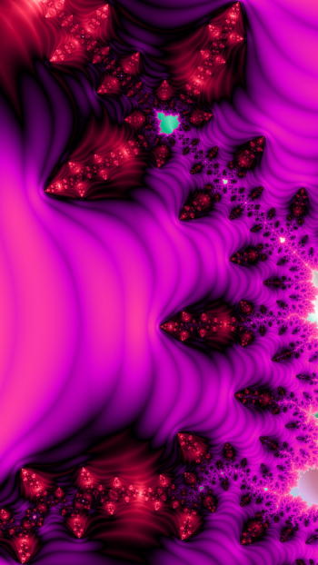  Vertical Fractal Background for Smartphone - Pink, Purple and Red