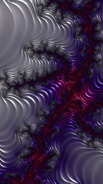  Vertical Fractal Background for Smartphone