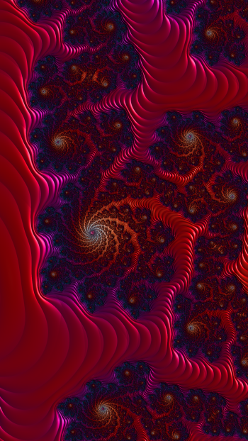  Vertical Fractal Background for Smartphone