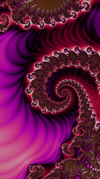  Vertical Fractal Background for Smartphone