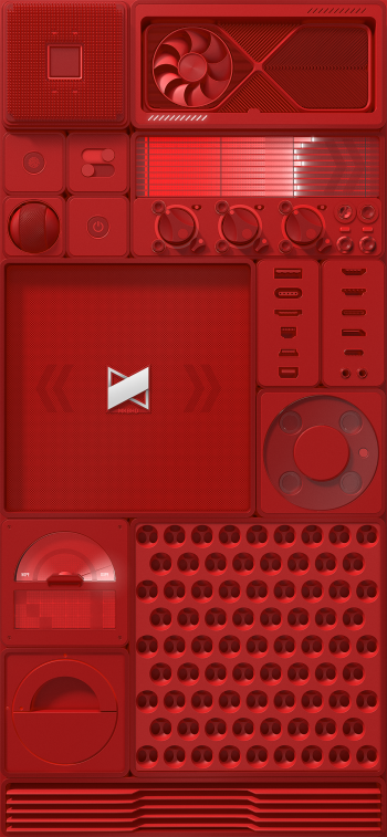  MKBHD Modules Red by Valérii Ilnitskii