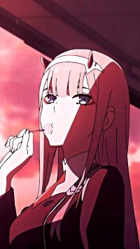 750x1334 Zero Two Darling In The Franxx iPhone 6 iPhone 6S iPhone 7 HD 4k  Wallpapers Images Backgrounds Photos and Pictures