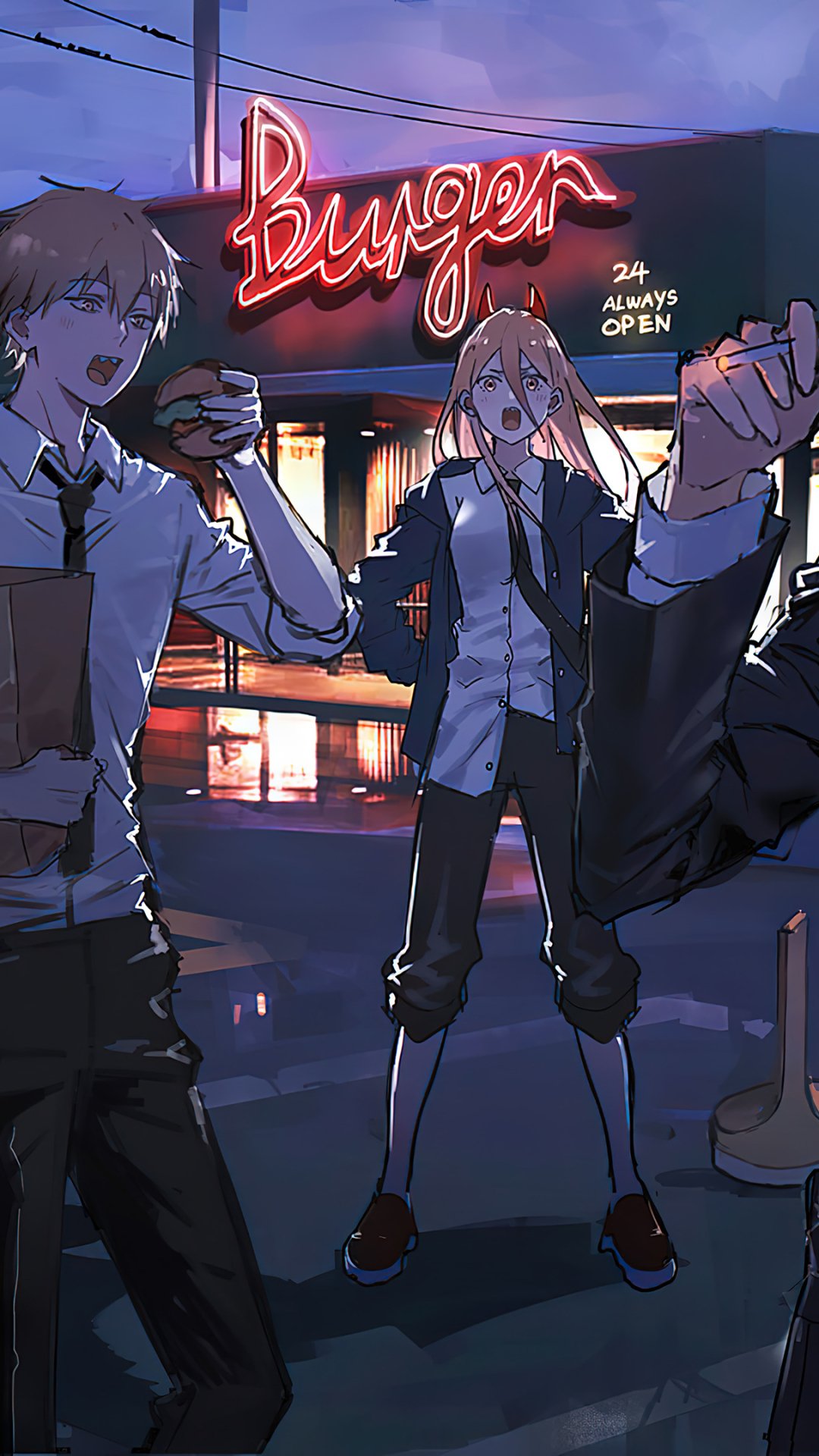 Download Anime Chainsaw Man Phone Wallpaper