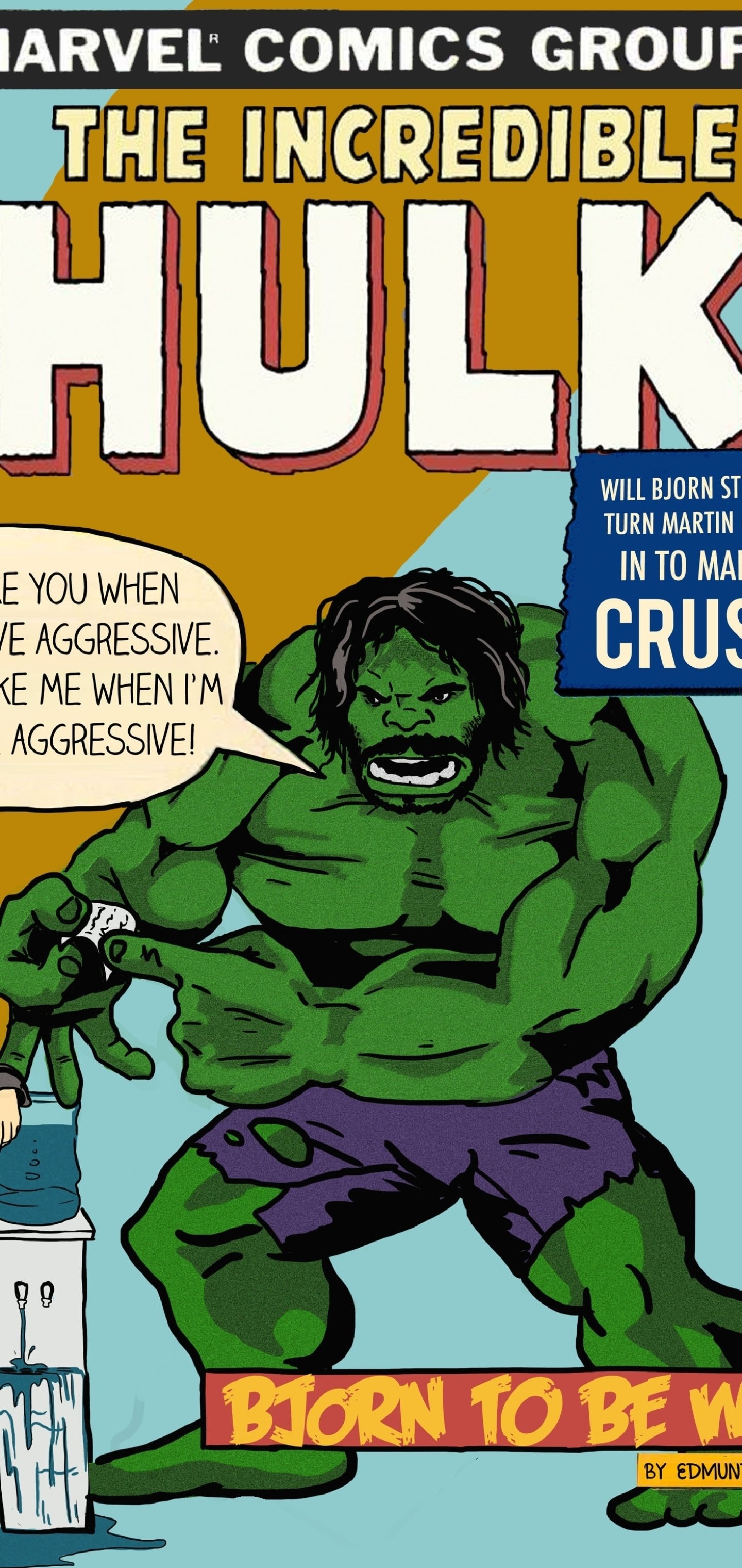 Download Comic The Incredible Hulk Phone Wallpaper