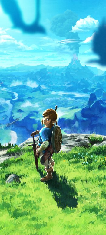video game The Legend of Zelda: Breath of the Wild Phone Wallpaper